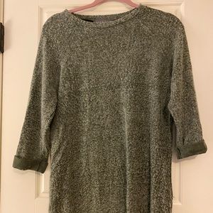 Green soft sweater